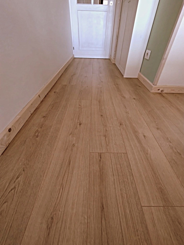 pavimento in laminato effetto legno