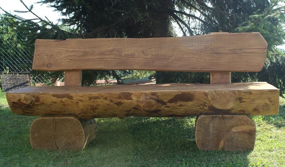 Panca artigianale in legno