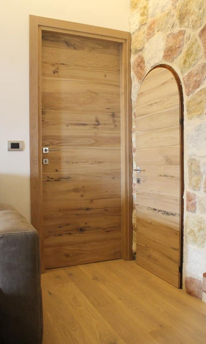 porta in legno di briccola